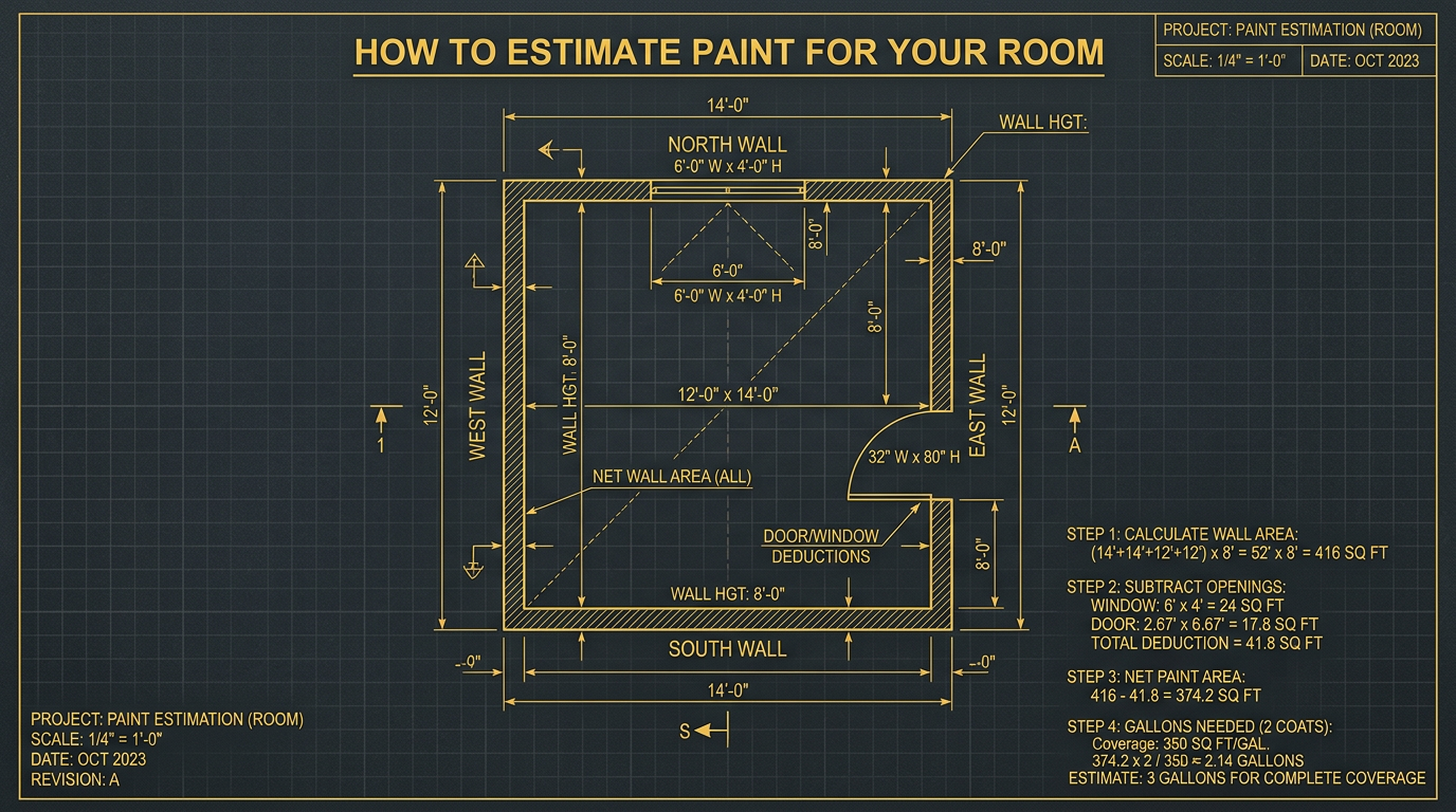 How to Estimate Paint for Your Room